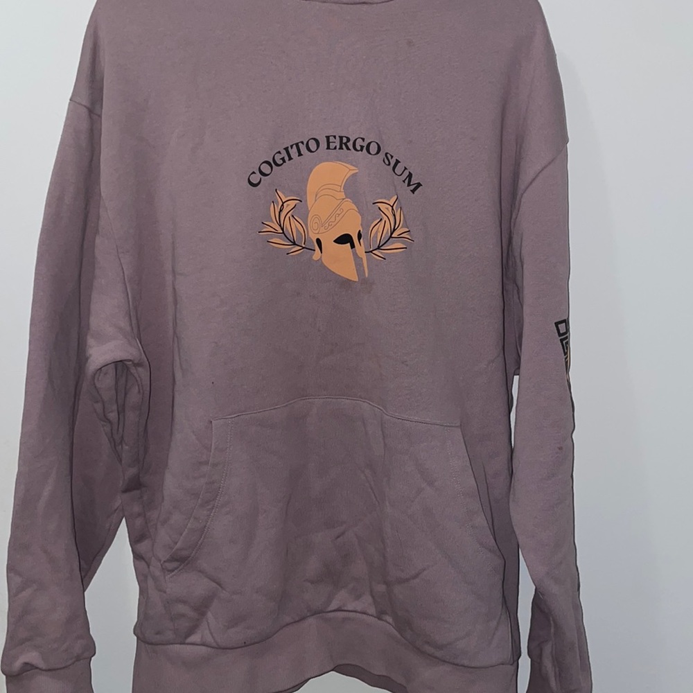 ASOS DESIGN oversized hoodie w historical prints
